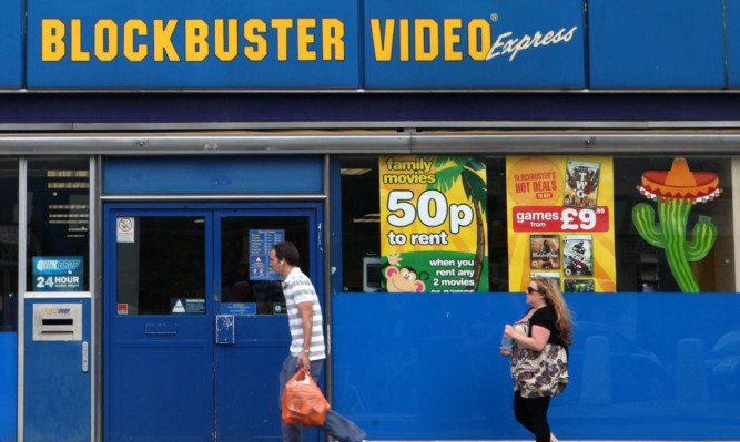 Scots stores will be closed as Blockbuster's administrators try to restructure the business.