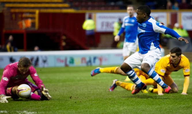 Lee Hollis saves at the feet of Nigel Hasselbaink.