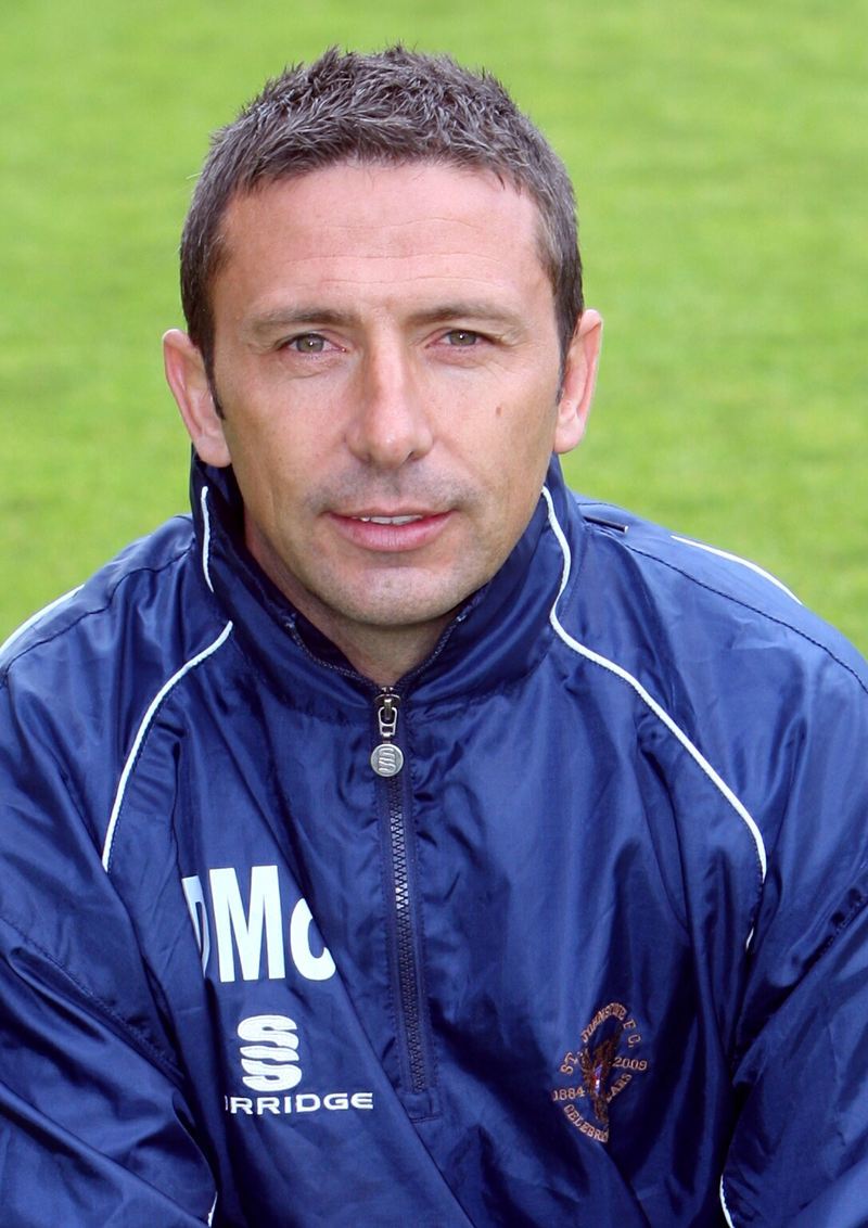 Derek McInnes, manager, St Johnstone FC.