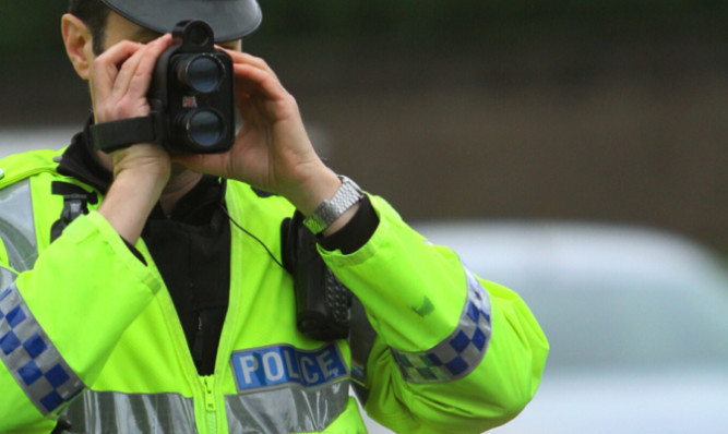 A police speed gun recorded Nelson driving at 117mph.