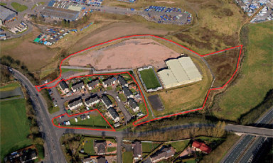 The former Friarton Hall site.