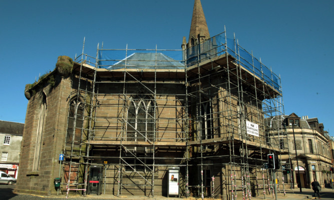 The former St Paul's Church has been in a dilapidated condition for some time.