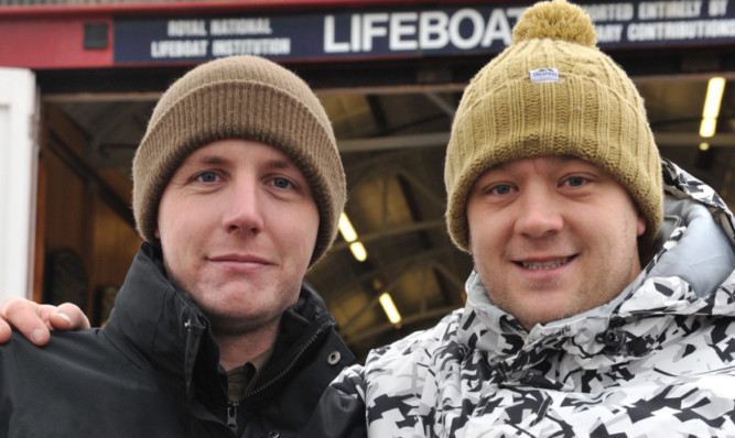 Gavin Smith and Ben Thomson are two of those who owe their lives to RNLI volunteers.