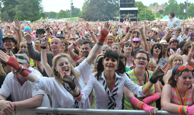 Fans lapping up the atmosphere at last year's Rewind Festival.