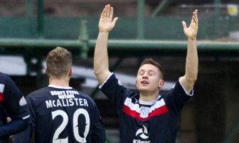 Baird's celebration of his goal against Hibs was dedicated to his late father-in-law, Jim Kennedy.