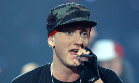 Eminem played at T in the Park in 2010.