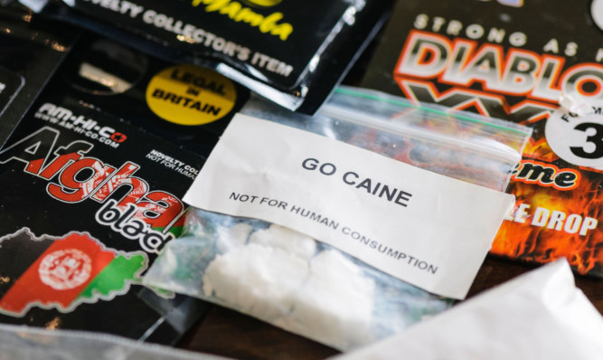 So-called legal highs including the cocaine substitute Go Caine.