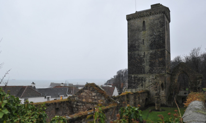 Kim Cessford - 25.01.13 - pictured is St Serf's Tower, Dysart for words from Jonny