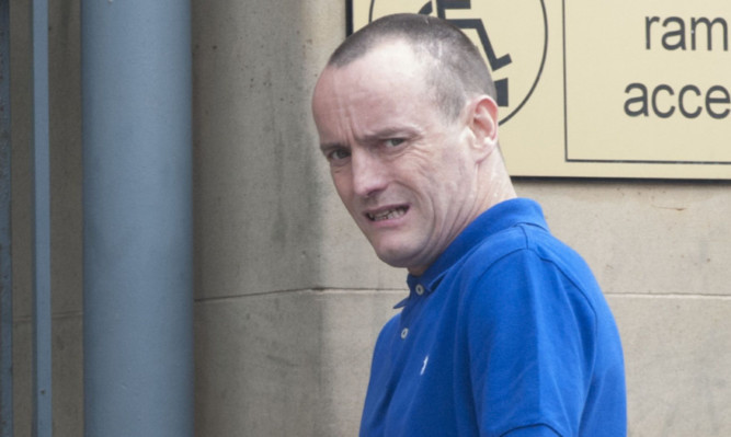 Derek Todd outside Dundee Sheriff Court.