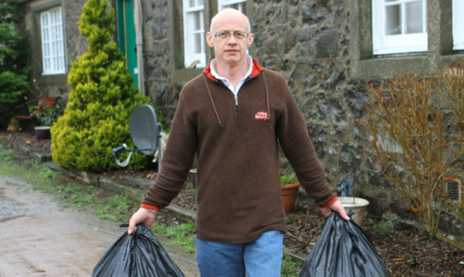 John Grant's rubbish has only been picked up six times since October.