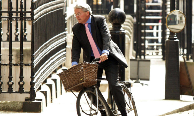 Former chief whip Andrew Mitchell was accused of directing  a heated rant towards officers at Downing Street.