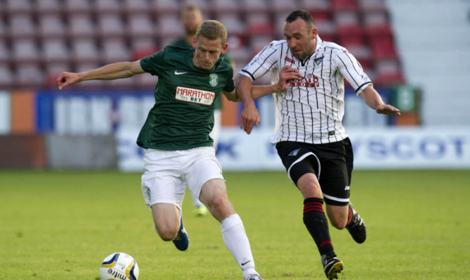 Michael Moffat, right, hopes the focus is on football as the Fife side head north to face Peterhead.