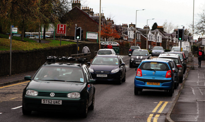 The Jeanfield Road area, near Perth Royal Infirmary, is one of the locations with a history of traffic congestion and parking problems which the proposed measures have been designed to address.