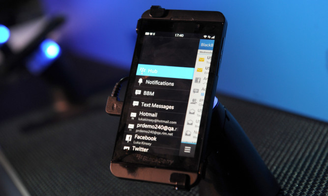 The new BlackBerry Z10 is on sale in the UK but won't be released in the UK until next month.