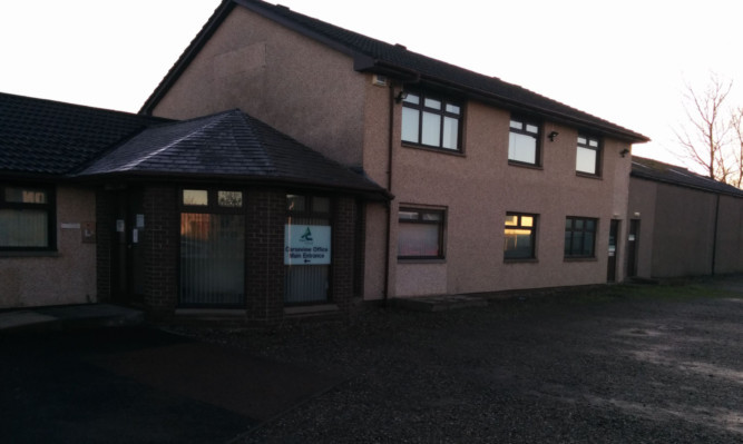 The Carseview Road premises in Forfar which could become the community meals base.