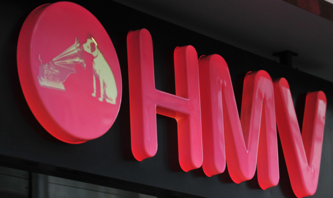 Kim Cessford - 15.01.13 - pictured is the HMV store on the Murraygate after the announcement that the company has gone into administration