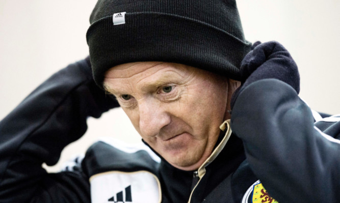 Cool customer: Gordon Strachan is relaxed and confident ahead of his first match in charge.