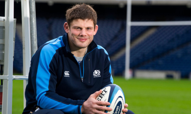 Ross Ford at Murrayfield.