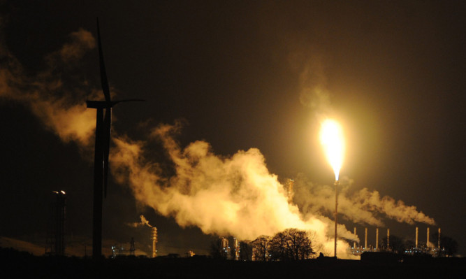 The flaring at Mossmorran last night.