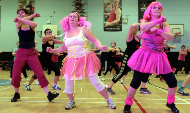 The Zumbathon Angus 2013 raised funds for Breakthrough Breast Cancer and the Arbroath Skatepark Project.