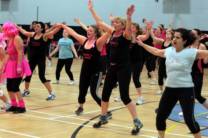 Our pictures from a charity Zumbathon held at Arbroath Sports Centre on February 9 to raise funds for Breakthrough Breast Cancer and the Arbroath Skatepark project.
