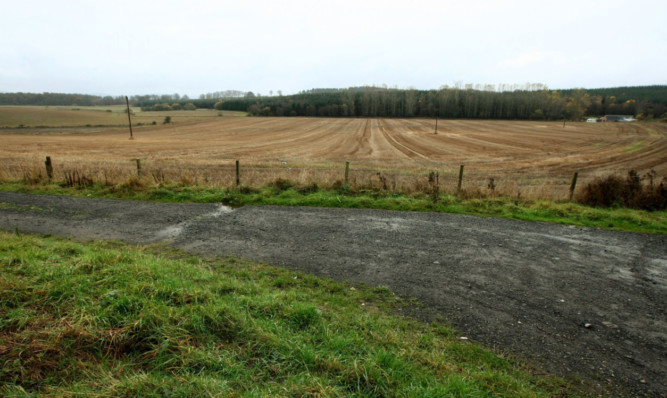 Land to the west of Gellybanks Farm near Bankfoot is earmarked for a holiday village.