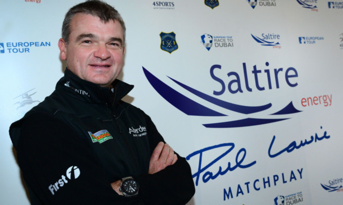 Paul Lawrie at the launch of his own European Tour event in Aberdeen last week.
