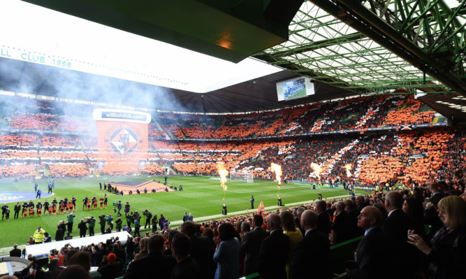 Excitement soon turned to pain for Dundee United fans at last season's cup final.