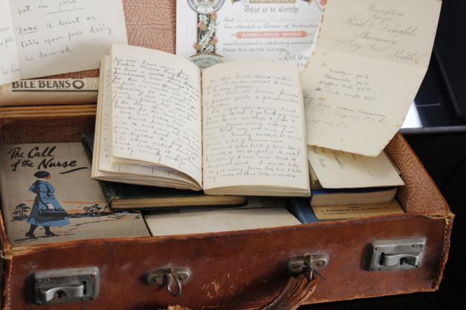 A battered old suitcase which gives an insight into the life of a First World War nurse has been found at the back of a cupboard at Abertay University. The university is now appealing for information to piece together Nurse Maules story. See Fridays Courier for a full feature.