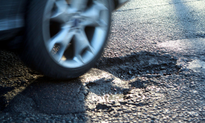 Tayside Contracts says defects in materials explains at least some of the pothole problems seen in the region.
