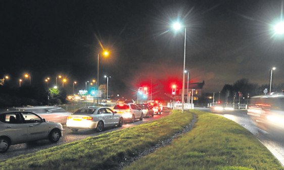 The Claypotts junction has long been one of the city's worst congestion spots.