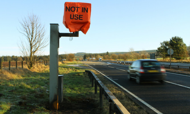 The A90 junction at Laurencekirk.