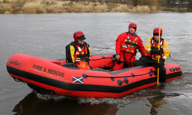 Teams are searching the River Forth for the missing teenager.