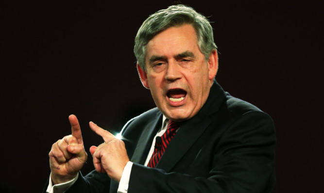 Gordon Brown . . . for all his talents, timing has never been his strong point.