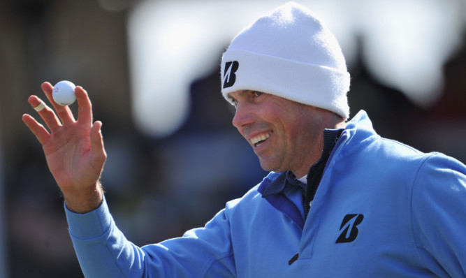 Matt Kuchar on his way to victory in Arizona.