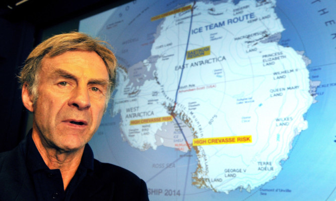 Sir Ranulph Fiennes planned to trek the trip called the Coldest Journey On Earth.