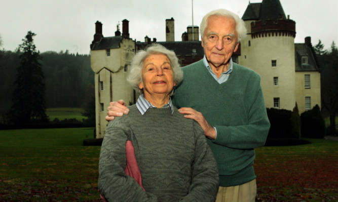 After 55 happy years in residence, Lord and Lady Airlie have moved out of Cortachy Castle to a smaller property close by.