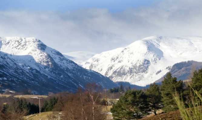 Two climbers got into difficulty in Glen Doll.