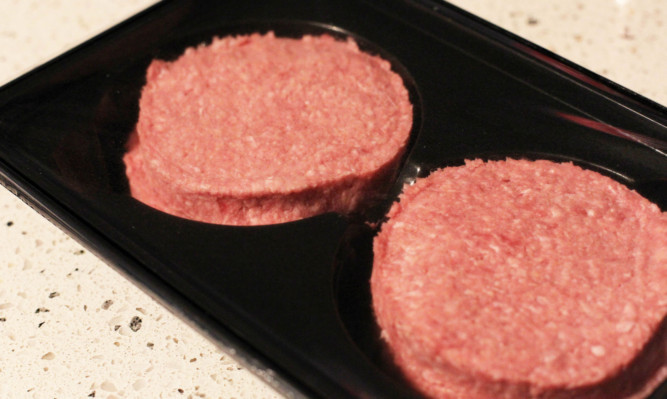 STOCK Picture of Beef Burgers PRESS ASSOCIATION Photo. Picture date: Wednesday January 16, 2013. See PA story IRISH Horse  . Photo credit should read: Niall Carson/PA Wire