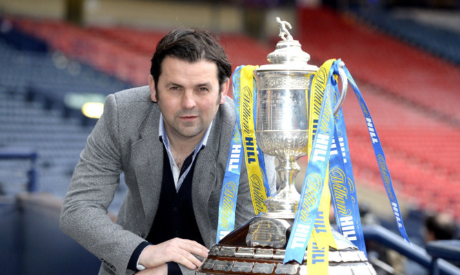 Dundee manager Paul Hartley speaks to the press after his side are drawn against Celtic in the fifth round of the William Hill Scottish Cup.