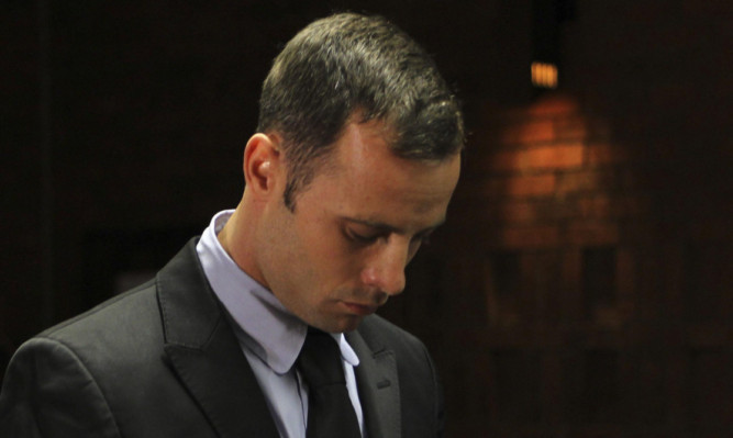 Oscar Pistorius during his bail hearing last week.