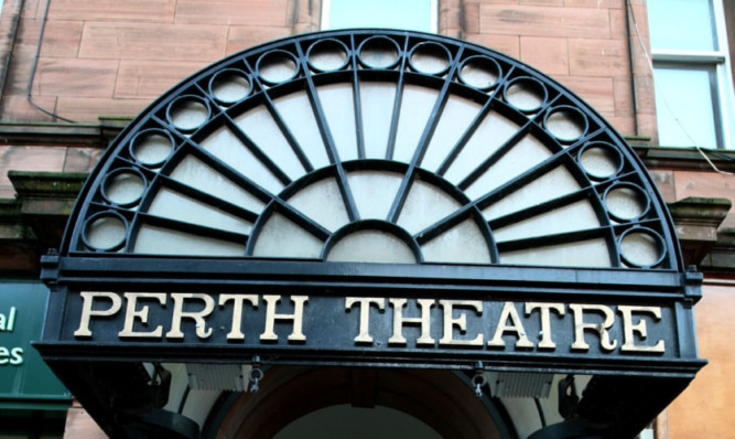 The doors of Perth Theatre remain closed for a £15m refurbishment.
