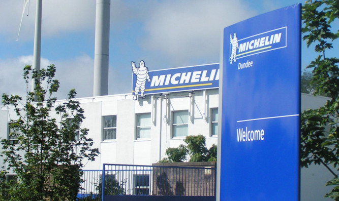 Michelin's factory in Dundee.