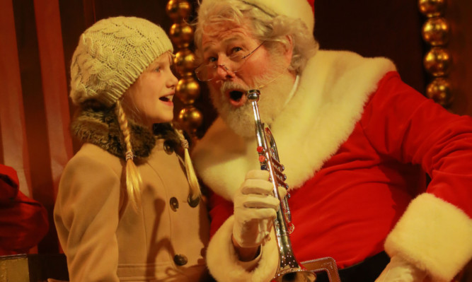 Amy McVean and James Smillie in Miracle on 34th Street, which is spreading seasonal cheer to audiences at Pitlochry Festival Theatre in the run-up to Christmas.