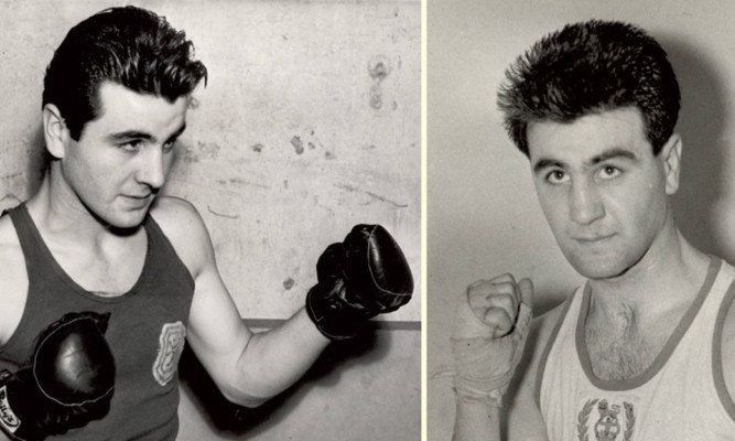 Mr Gilfeather in his boxing days.