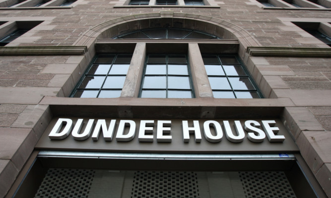 Kris Miller, Courier, 01/10/12. Picture today shows building exterior of Dundee House, headquarters of Dundee City Council for files.