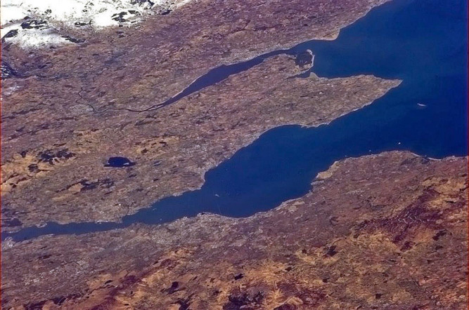 Tayside, Fife and other parts of Scotland have been brought into stunning focus by the International Space Station after astronaut Chris Hadfield turned his camera lense towards Scotland for the very first time. Commander Hadfield, of the Canadian Space Agency, shot the images out of the window of his capsule  orbiting 250 miles above the Earth. See Friday's Courier for a full report.