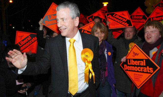 New Lib Dem MP candidate Mike Thornton and his wife Peta.