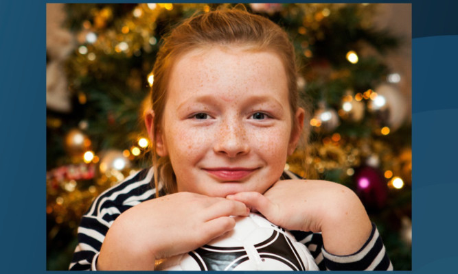 Millie Cathcart, 9, a P5 pupil at Downfield Primary, has no football league in which to play.