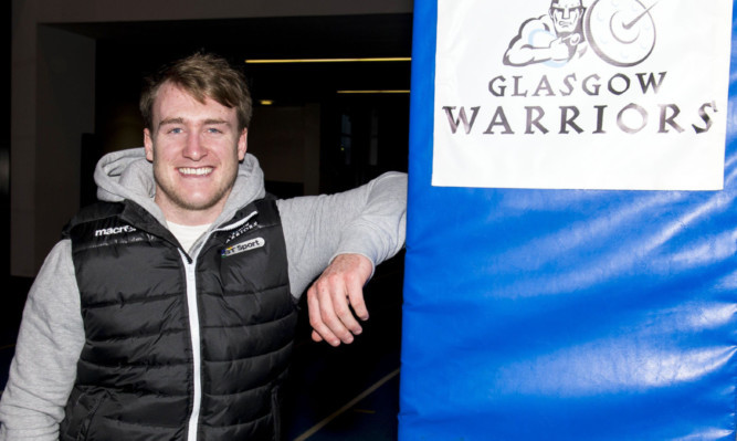 Stuart Hogg's delighted to be staying at Glasgow.